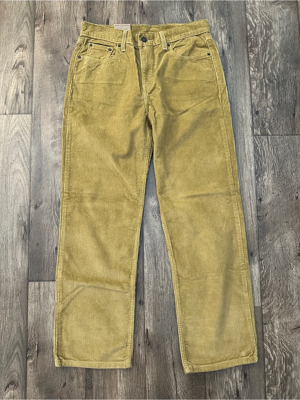 Levi's Low Pro Mid-Rise Relaxed Straight Leg Corduroy Jeans Size 29x30